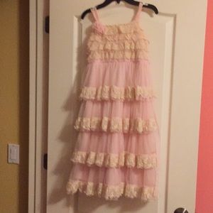 Girl ruffle dress for a 10-12 year old girl